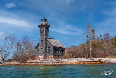 East Channel Lighthouse Grand Island Photography Print 3 Choices - image3